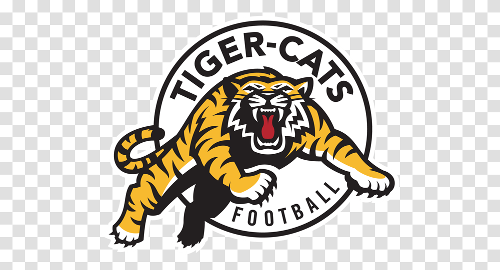 Hamilton Tiger Cats Logo, Animal, Wildlife, Mammal, Reptile Transparent Png