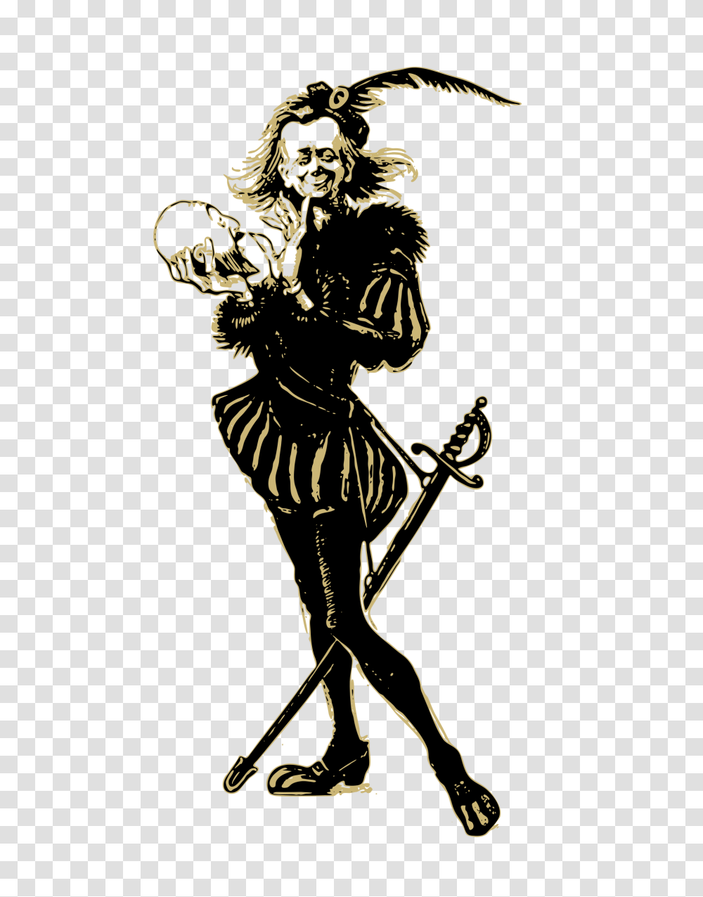 Hamlet, Person, Human, Stencil, Performer Transparent Png