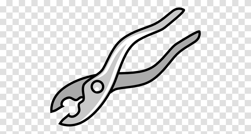 Hammer And Nails Clipart Black And White Crafts And Arts, Pliers, Scissors, Blade, Weapon Transparent Png