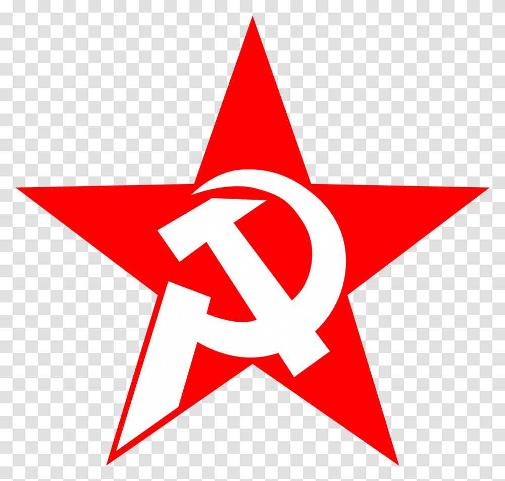 Hammer And Sickle In Red Star Socialism Symbol Free Image Hammer And Sickle Big Transparent Png