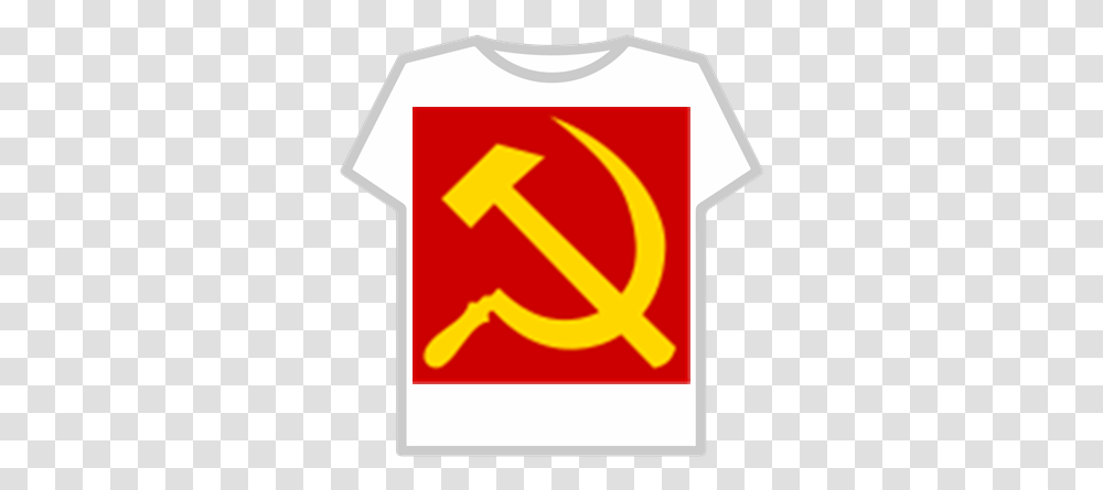 Hammer And Sickle Roblox Black T Shirt Roblox, First Aid, Clothing, Symbol, Text Transparent Png