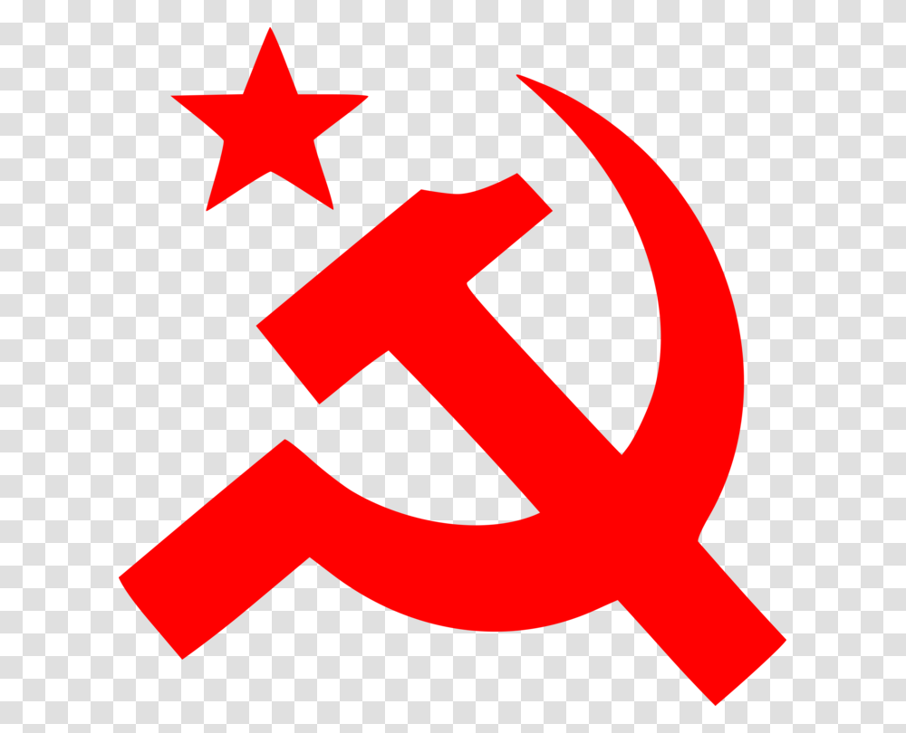 Hammer And Sickle Soviet Union Communism Communist Symbolism Free, Logo, Trademark, Star Symbol Transparent Png