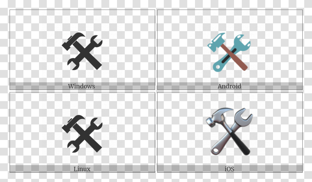 Hammer And Wrench On Various Operating Systems End Of Ayah Symbol, Indoors, Sink, Sink Faucet, Tap Transparent Png