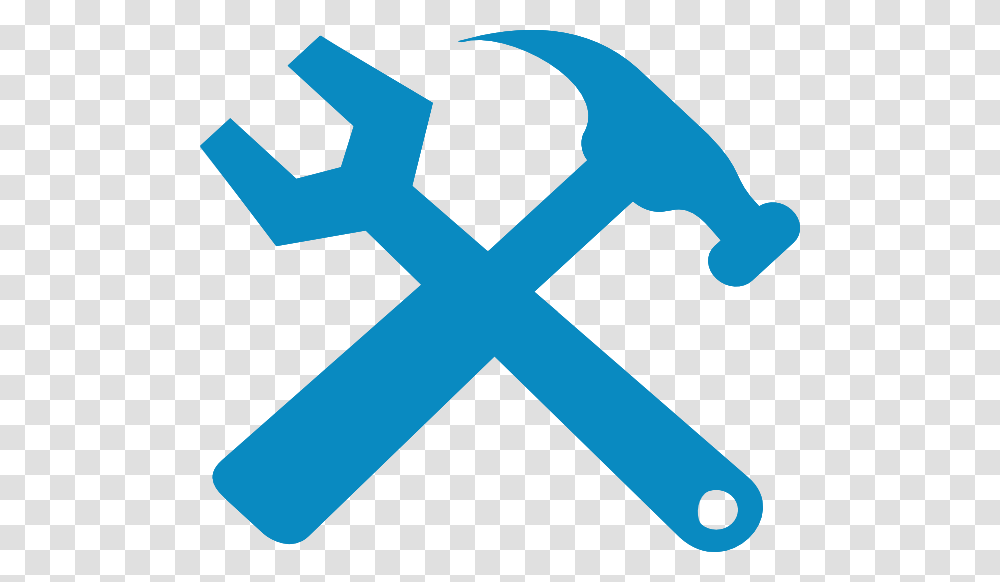 Hammer And Wrench Silhouette Clip Art For Web, Tool Transparent Png