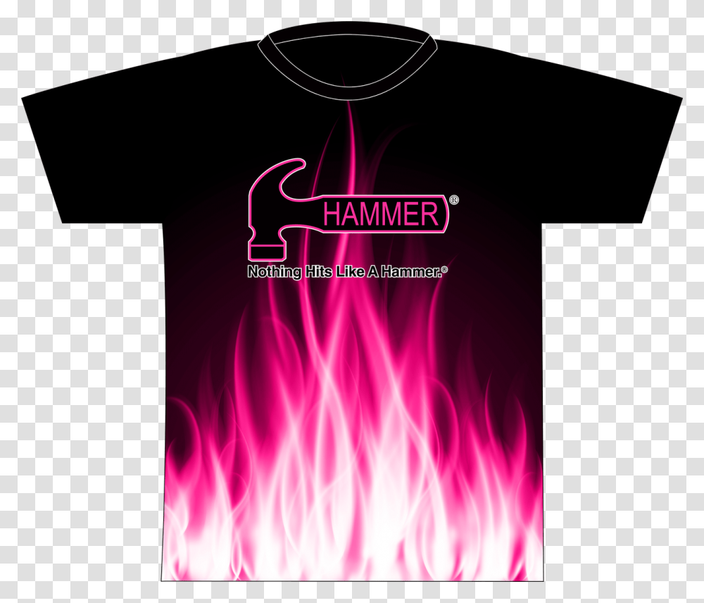 Hammer Bowling Shirts, Apparel, Fire, Light Transparent Png