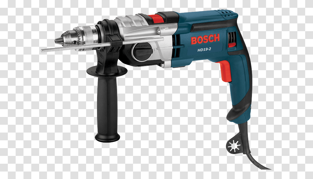 Hammer Drill Bosch Hd19, Power Drill, Tool Transparent Png