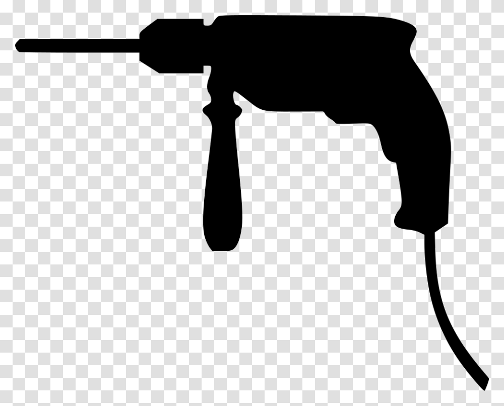 Hammer Drill Wall T Cable Comments Hammer Drill Icon, Power Drill, Tool, Blow Dryer, Appliance Transparent Png