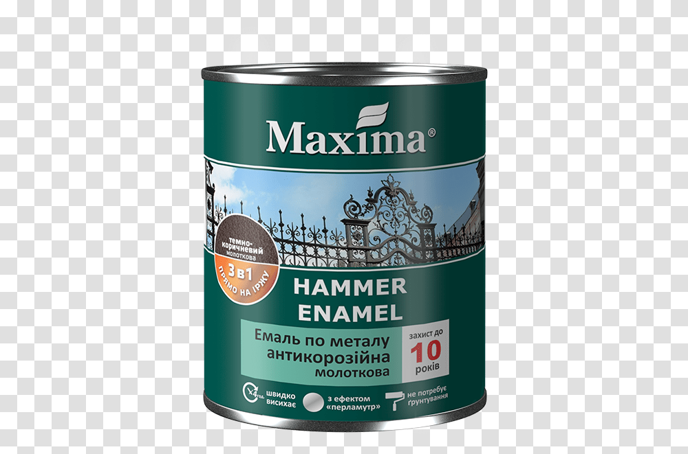Hammer Enamel 3 In Metal, Label, Paint Container, Tin Transparent Png