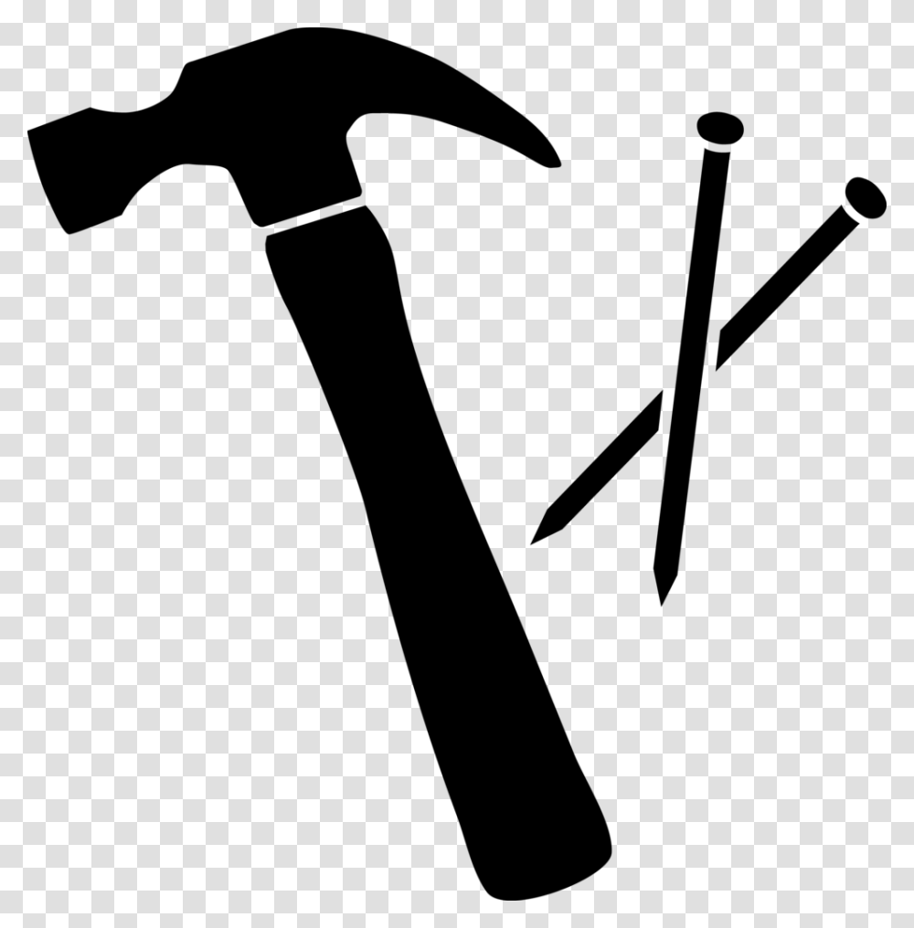 Hammer Icon Metalworking Hand Tool, Gray, World Of Warcraft Transparent Png