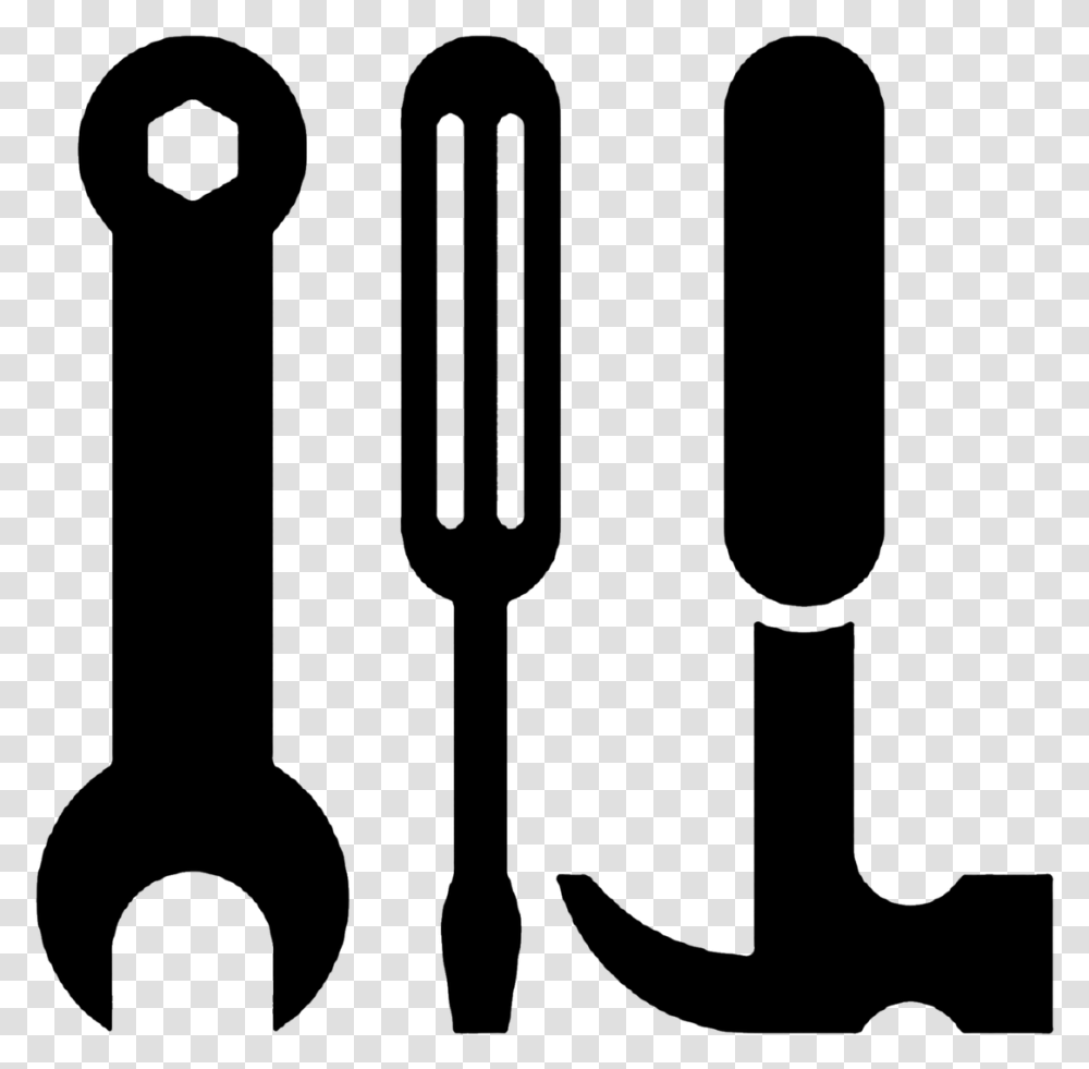 Hammer Icon Screw Driver And Hammer Clipart, Gray, World Of Warcraft Transparent Png