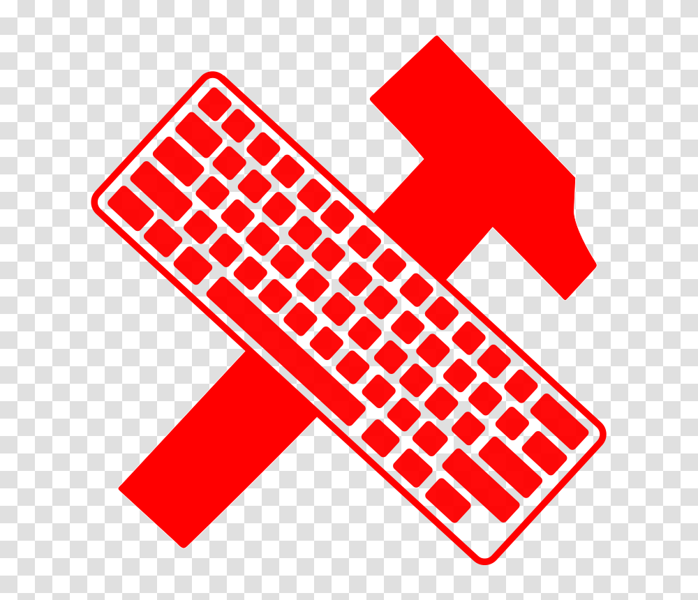 Hammer Keyboard, Tool, Computer Hardware, Electronics, Computer Keyboard Transparent Png