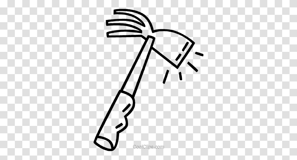 Hammer Royalty Free Vector Clip Art Illustration, Tool, Utility Pole, Airplane, Aircraft Transparent Png