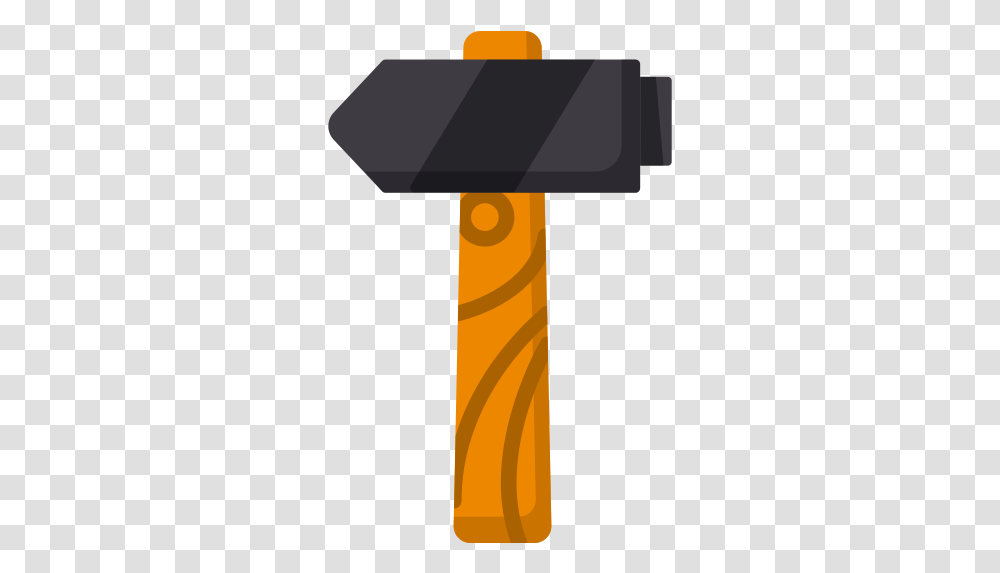 Hammer Sledgehammer Icon Cross, Symbol, Tool, Text, Axe Transparent Png