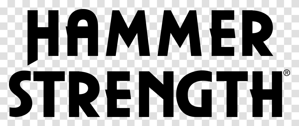 Hammer Strength Font Logo, Gray, Moon, Outer Space, Night Transparent Png