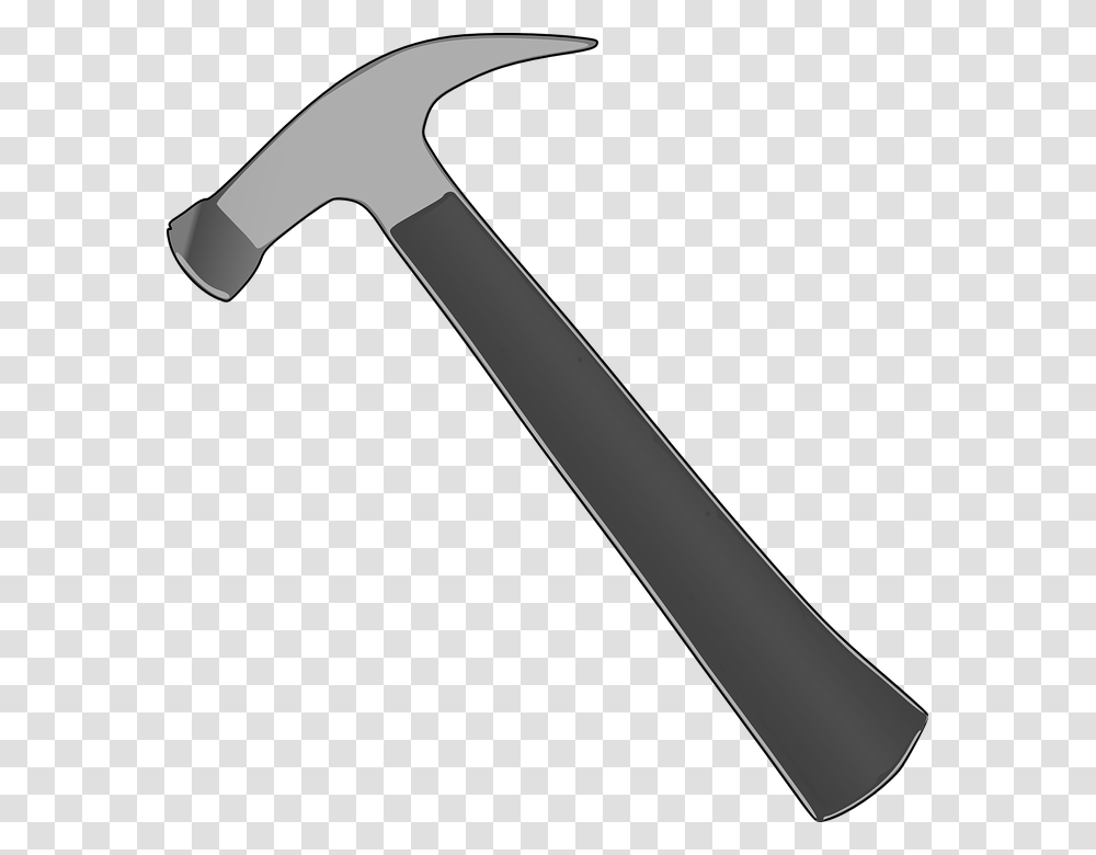 Hammer Tool Equipment Carpenter Metal Grey Hammer Animation, Axe Transparent Png