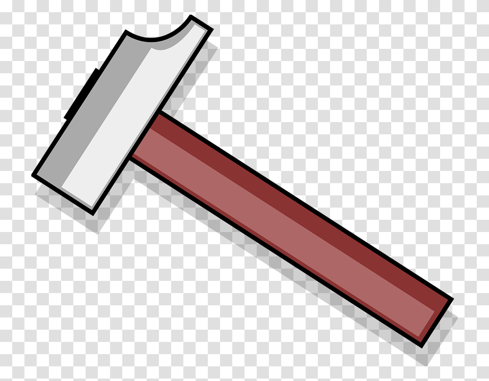 Hammer Tool Hardware Wooden Handle Icon Isolated Hammer Clipart, Mallet Transparent Png