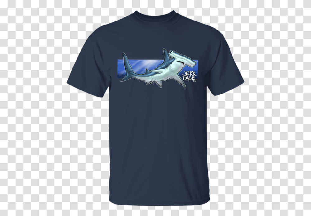 Hammerhead Shark Saltwater T Shirt Ebay Disney River Country T Shirt, Clothing, Apparel, Sleeve, Animal Transparent Png
