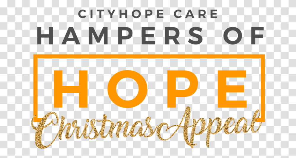Hampers Of Hope - Cityhope Care Calligraphy, Text, Alphabet, Label, Number Transparent Png