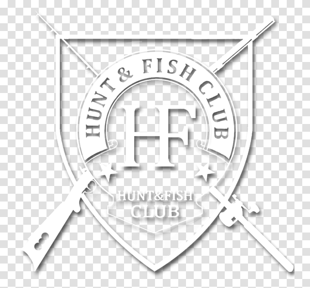 Hampf Logo Shadow Hunting And Fish Club, Emblem, Badge, Sports Car Transparent Png