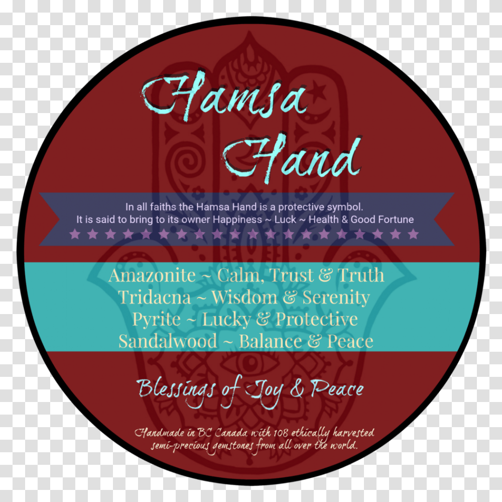 Hamsa Hand - Zenwand Circle, Poster, Advertisement, Flyer, Paper Transparent Png