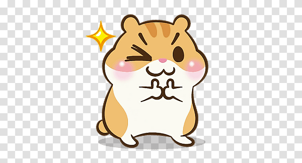 Hamster Animals Cute Kawaii Tumblr Ftestickers, Cushion, Food, Snowman Transparent Png