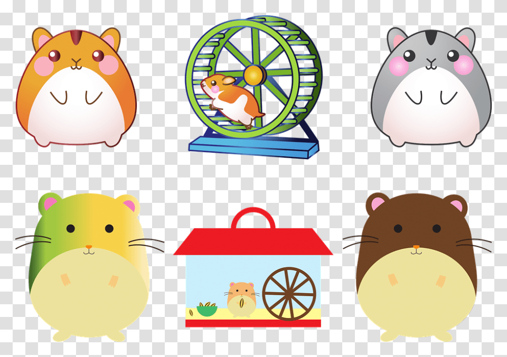 Hamster Pet Mouse Cage Hamster Wheel Creature, Angry Birds Transparent Png