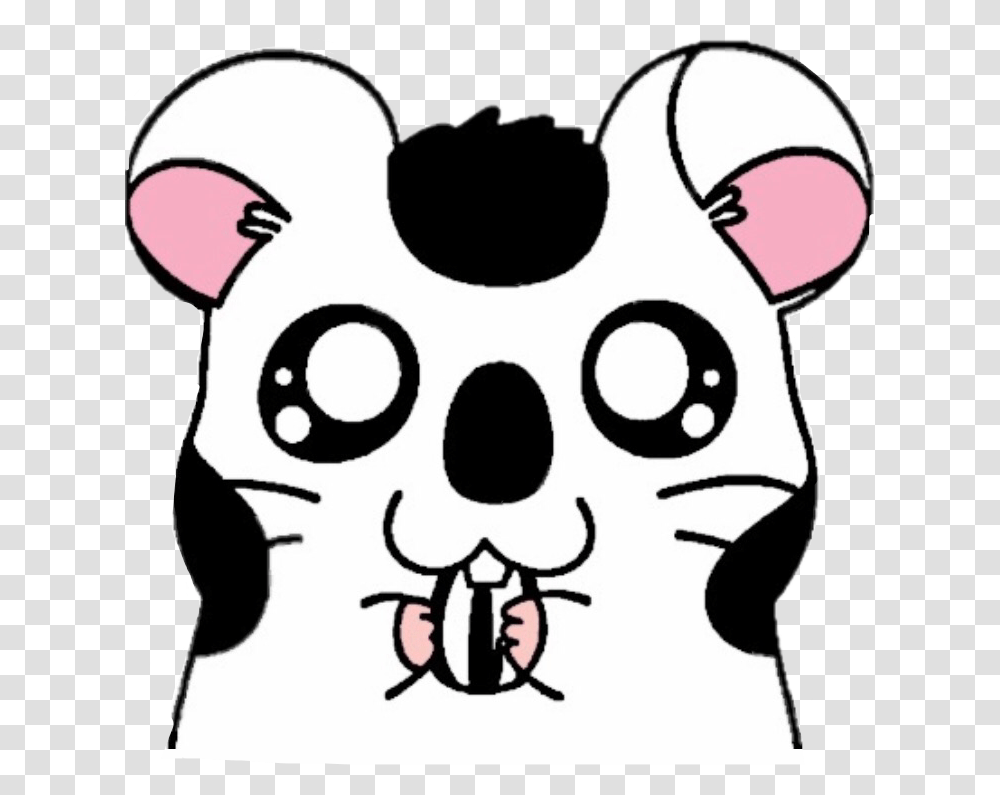 Hamtaro Hamster Kawaii Mascota Freetoedit Hamtaro Para Colorear, Stencil, Performer, Face, Halloween Transparent Png