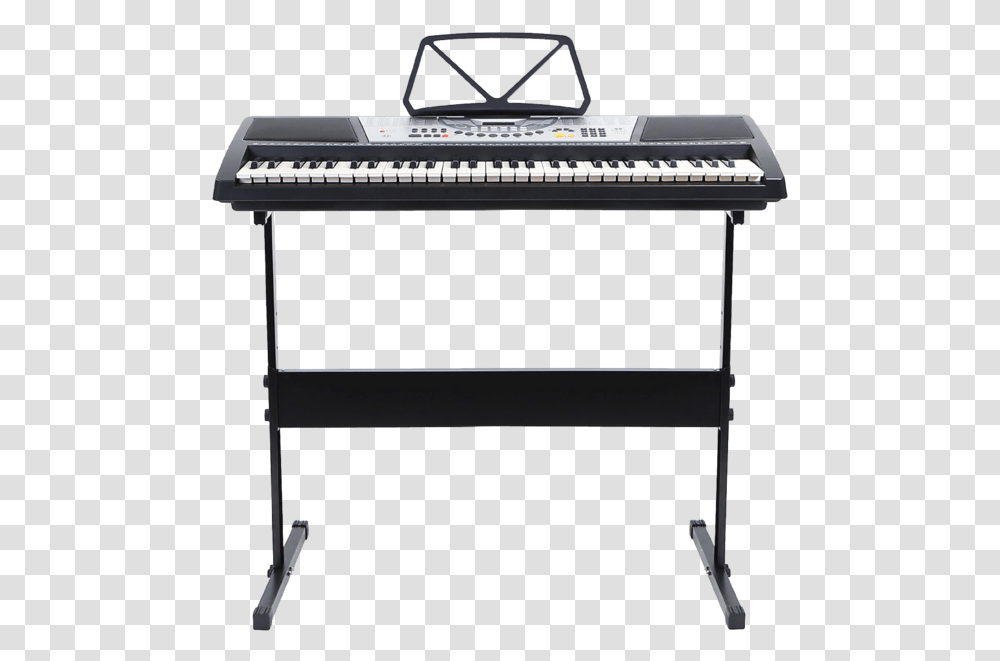 Hamzer 61 Key Electric Music Keyboard Piano With Stand Piano Keyboard, Electronics Transparent Png