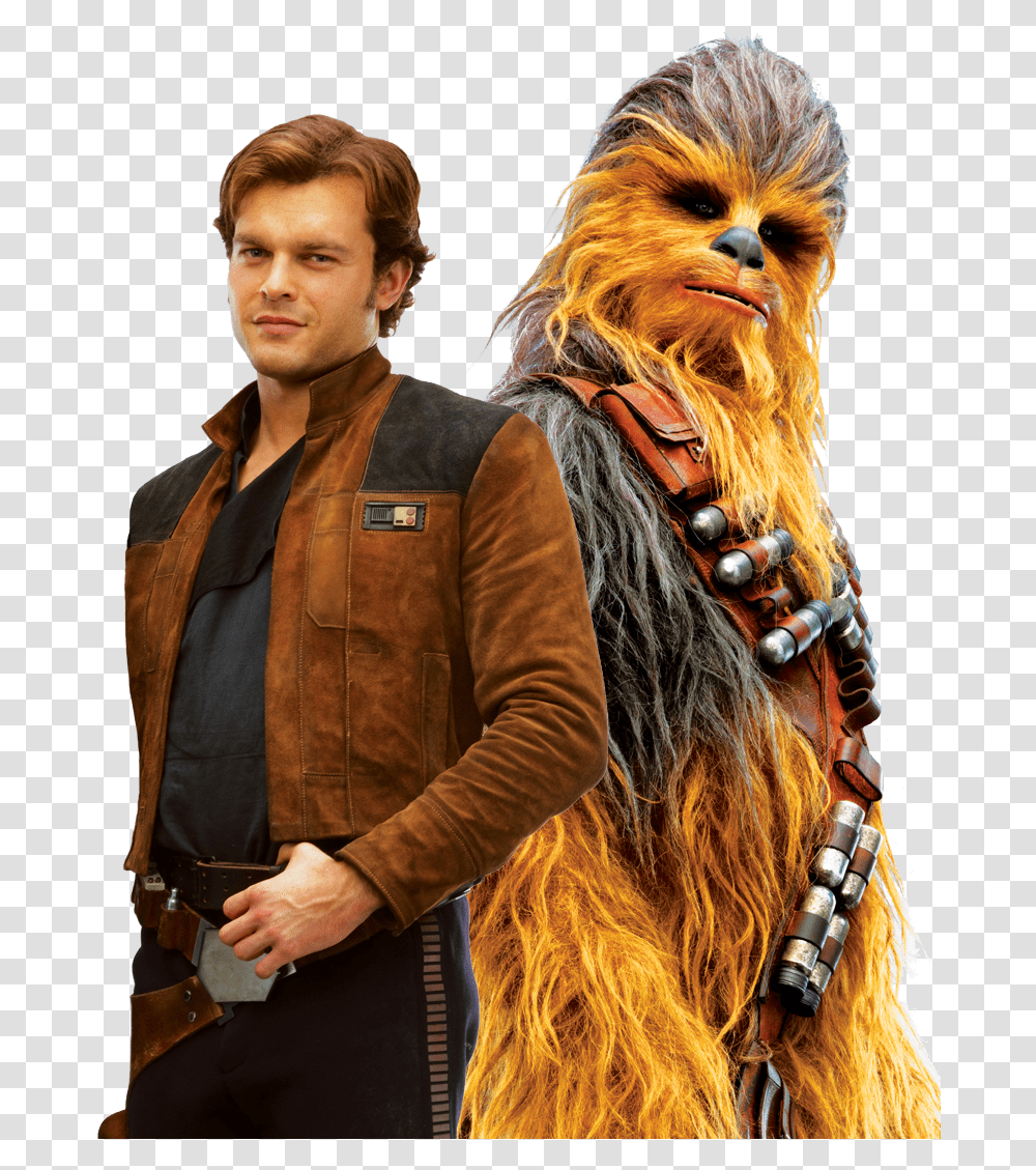 Han Solo And Chewbacca Solo, Person, Jacket, Coat Transparent Png