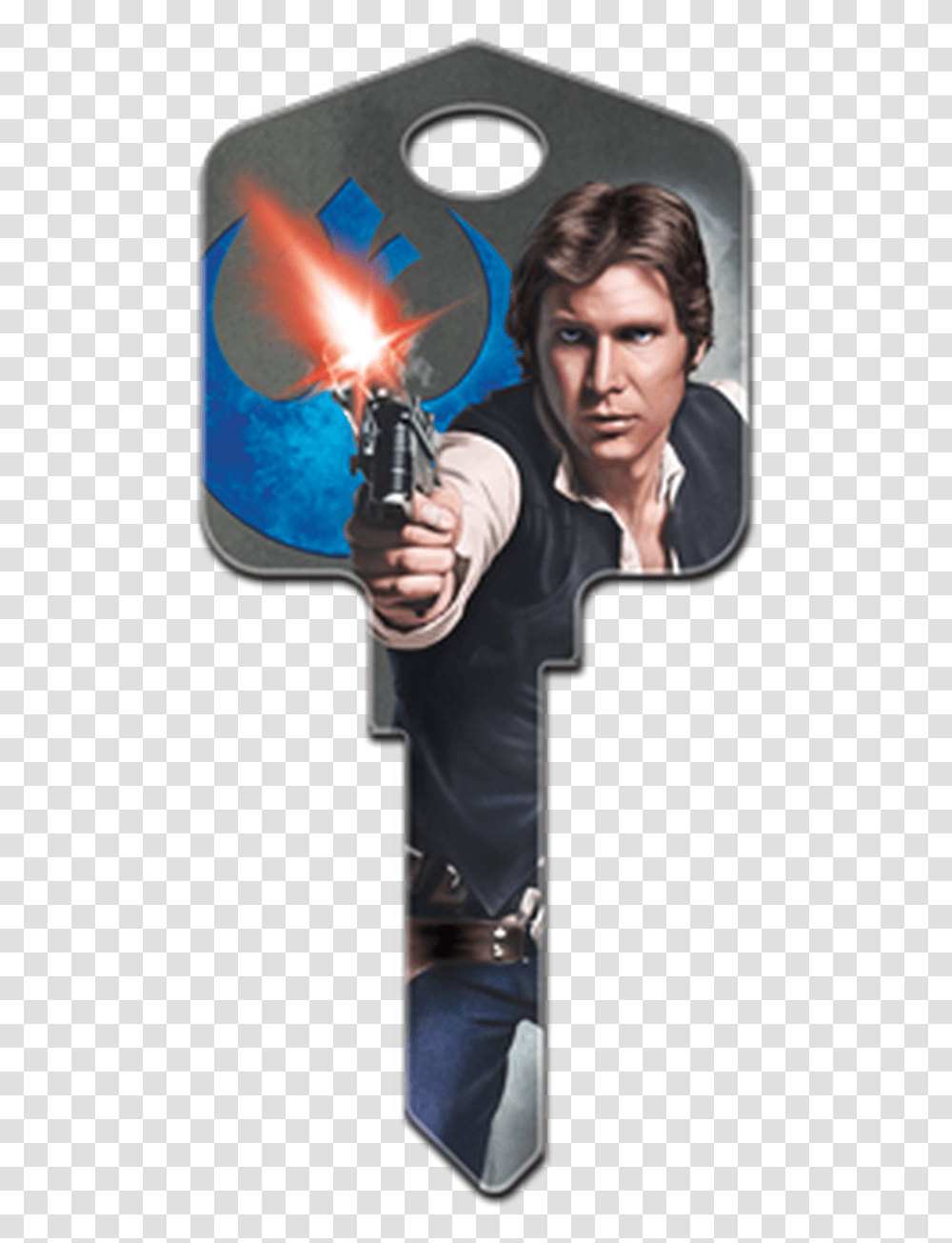 Han Solo House Key Sc1 Poster, Person, Human, Weapon, Weaponry Transparent Png