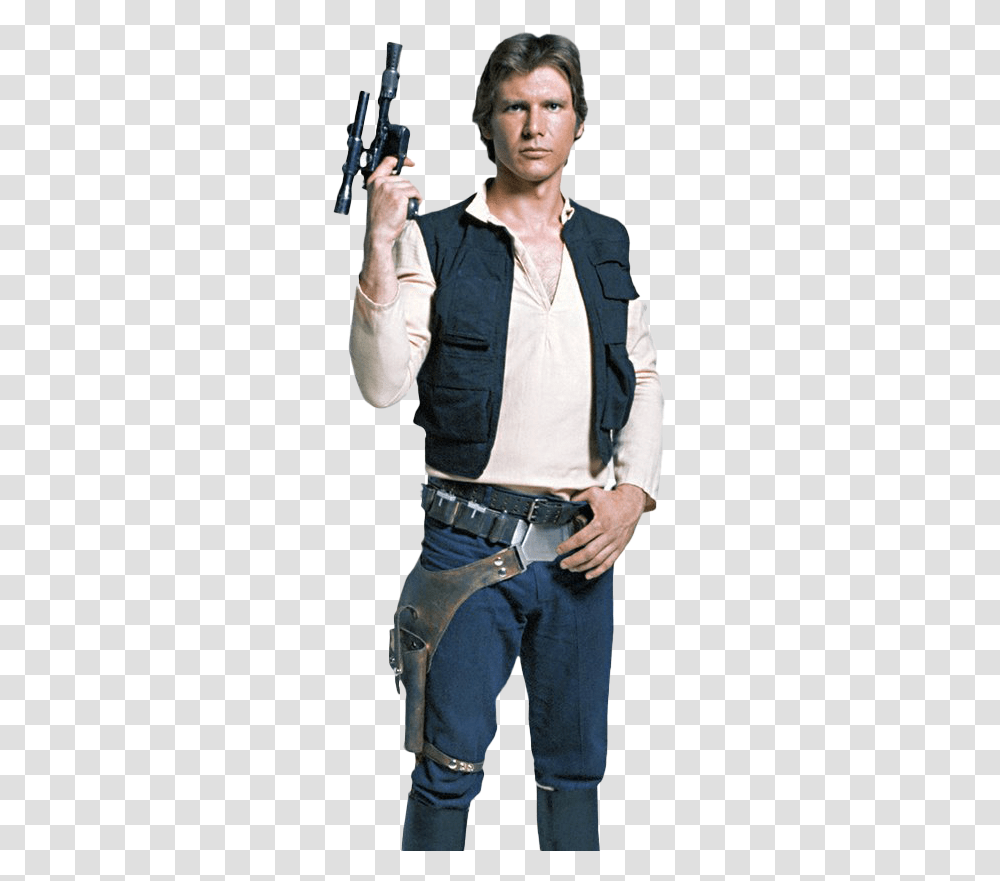 Han Solo Images Star Wars Han Solo, Clothing, Person, Pants, Accessories Transparent Png