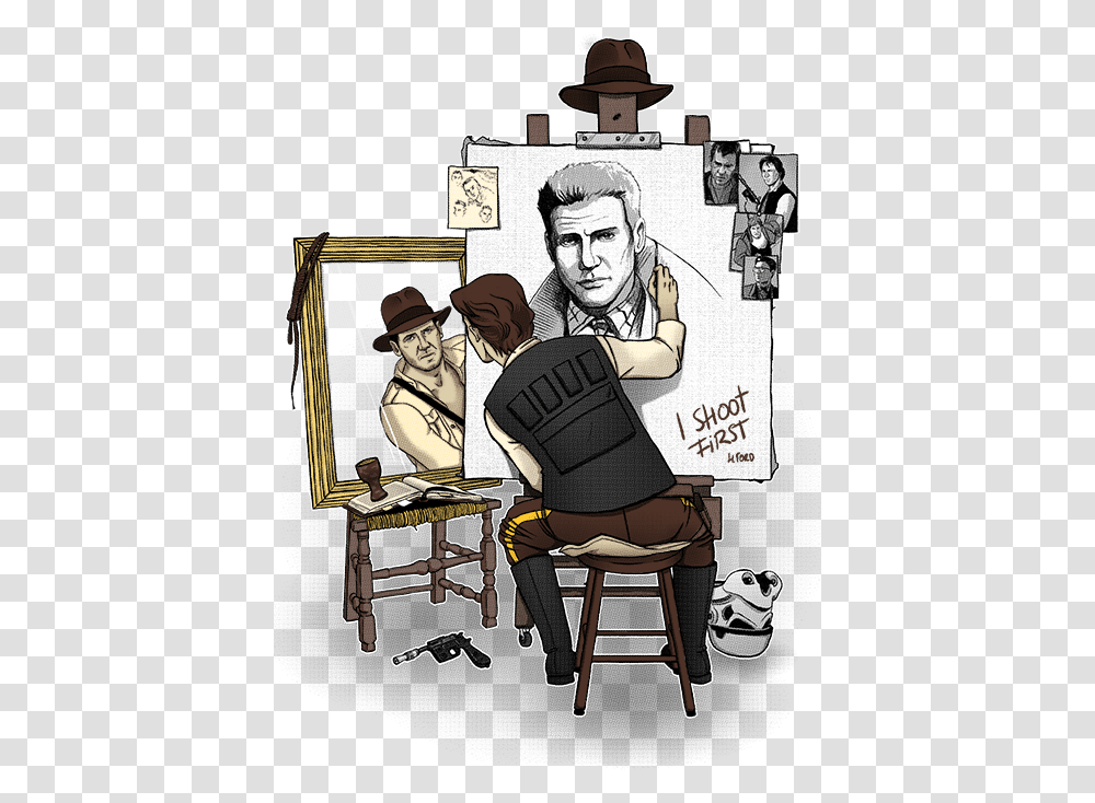 Han Solo Indiana Jones Rick Deckard, Person, Comics, Book, Manga Transparent Png