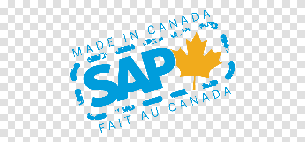 Hana Cloud Platform The Internet Of Sap Made In Canada, Text, Alphabet, Poster, Symbol Transparent Png