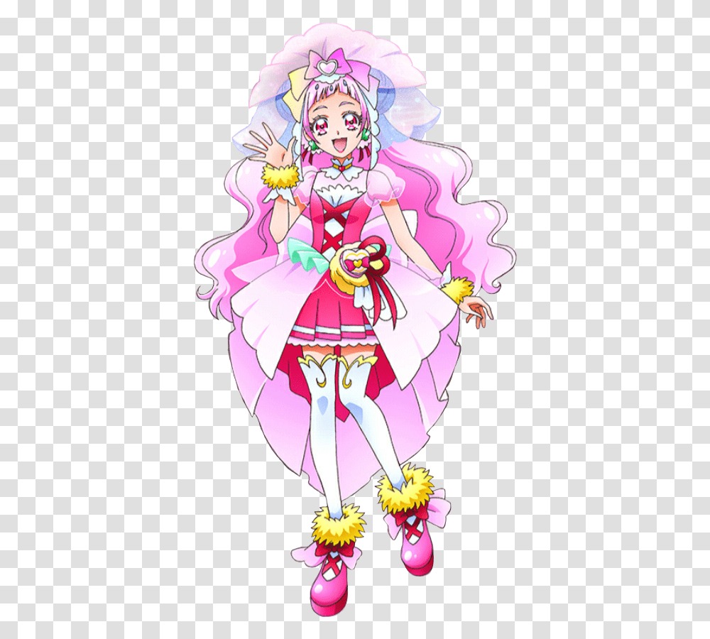 Hana Nono Render Cure Yell Cheerful Stlye, Person, Comics Transparent Png
