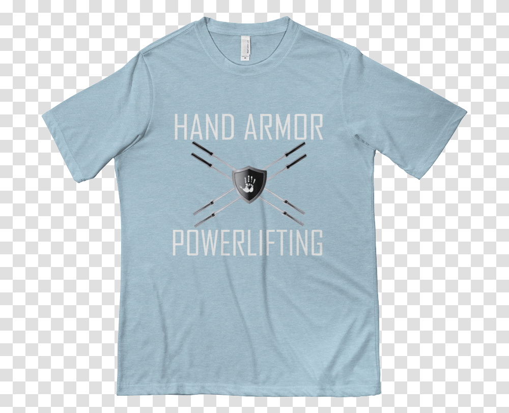 Hand Armor Powerlifting Fb Agency Text With Bars Blood T Shirt, Apparel, T-Shirt Transparent Png