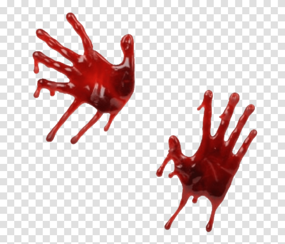 Hand Blood, Stain, Lobster, Sea Life, Food Transparent Png