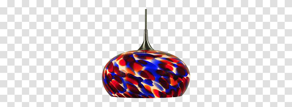 Hand Blown Glass Led Hanging Light Multi Color Swirl Lampshade, Lighting, Light Fixture, Ornament, Droplet Transparent Png