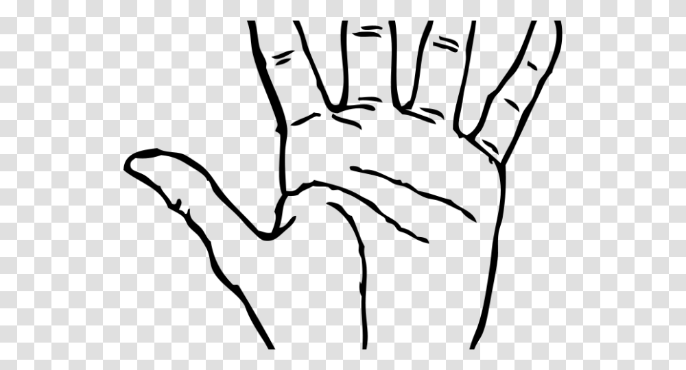 Hand Clipart Outline Finance Line In Palmistry, Gray, World Of Warcraft Transparent Png