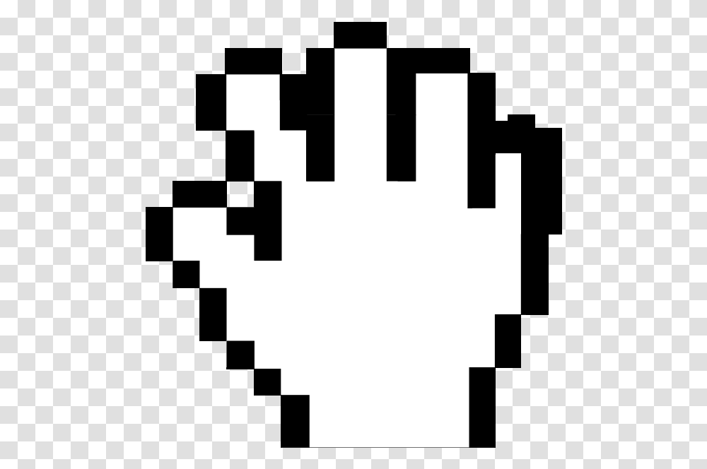 Hand Cursor Gif, Stencil, Cross, Minecraft Transparent Png