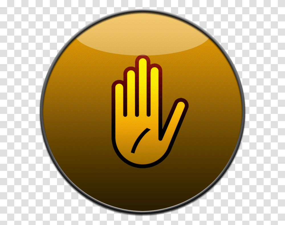 Hand Do Not Not To Do, Gold, Trophy, Sign Transparent Png