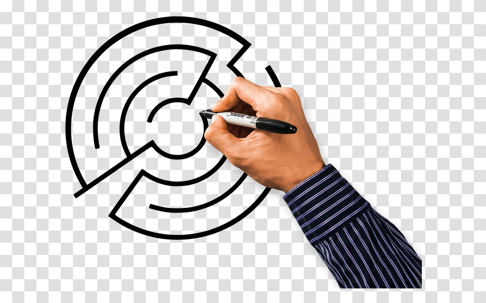 Hand Draw Labyrinth Business Planning Plan B Haz Lo Que Quieras Etica Para Amador, Person, Human, Marker Transparent Png