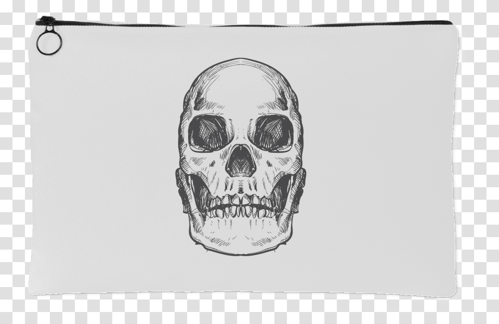 Hand Drawn Anatomical Human Skull Skull, Drawing, Sketch, Helmet Transparent Png