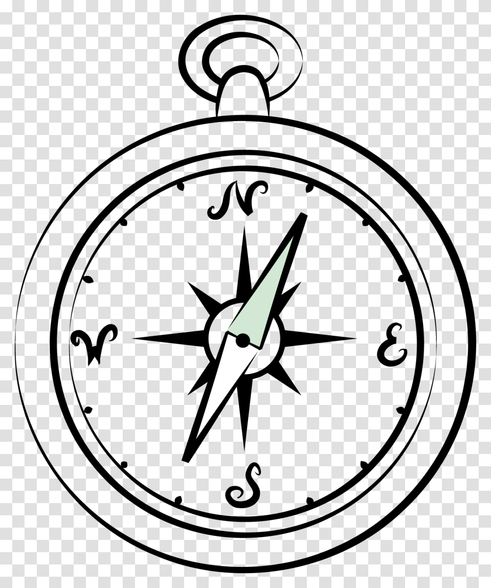 Hand Drawn Arrows Compass Drawing, Cross, Label Transparent Png