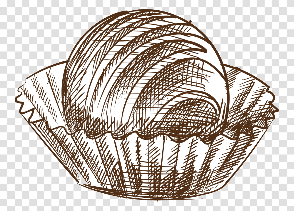 Hand Drawn Chocolate Truffle, Lamp, Sphere, Hat Transparent Png