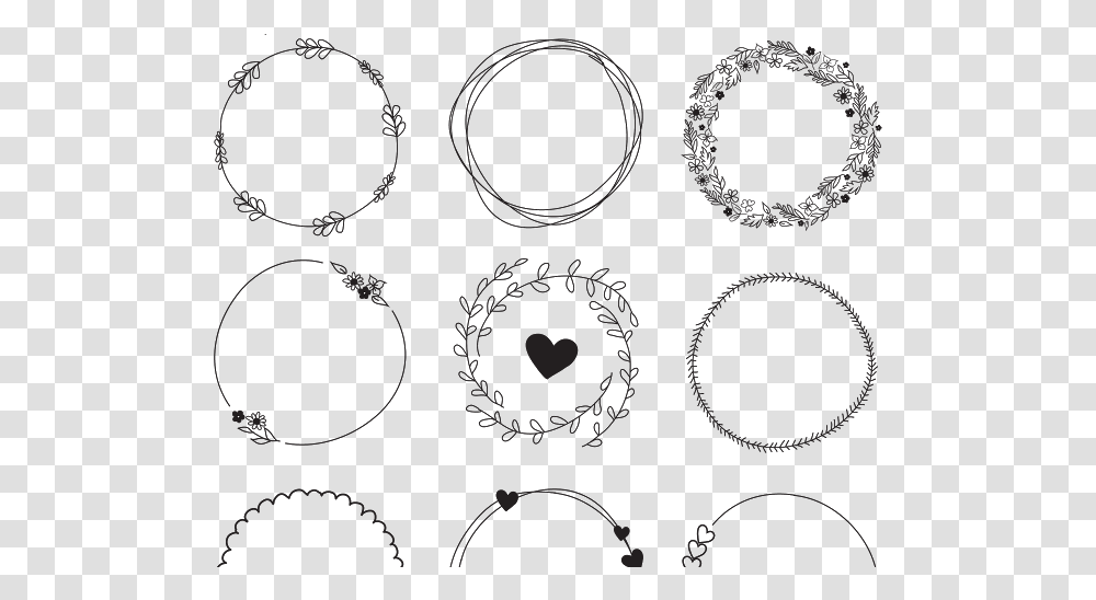 Hand Drawn Circle Border, Oven, Appliance, Bowl Transparent Png
