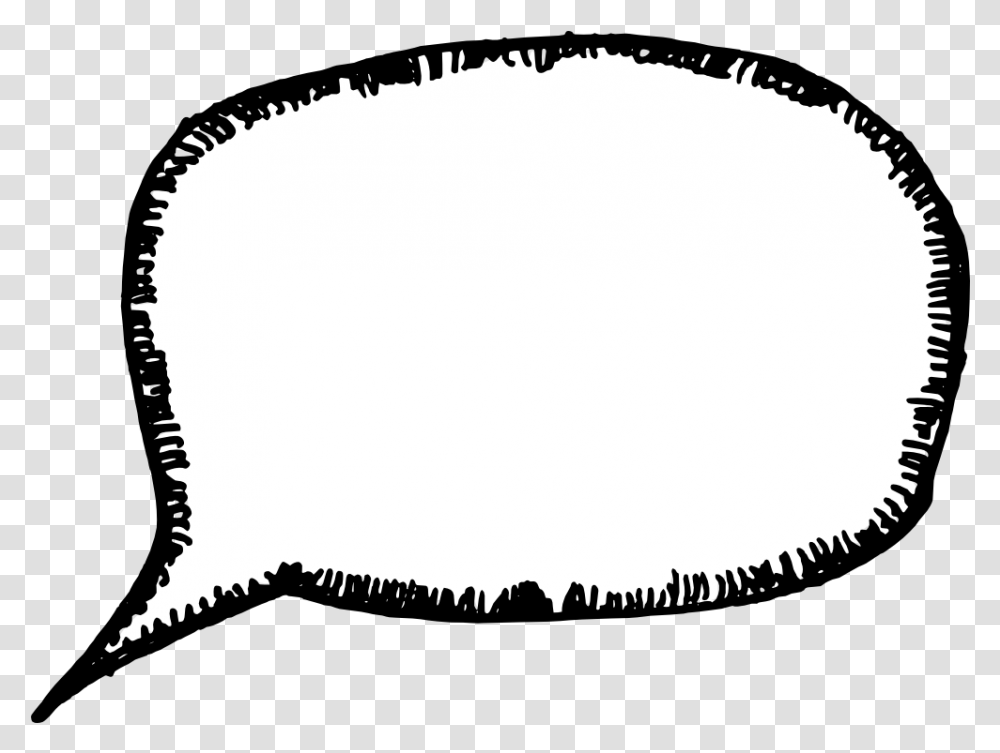 Hand Drawn Comic Speech Bubbles Vector Svg Circle, Animal, Mammal, Mustache Transparent Png