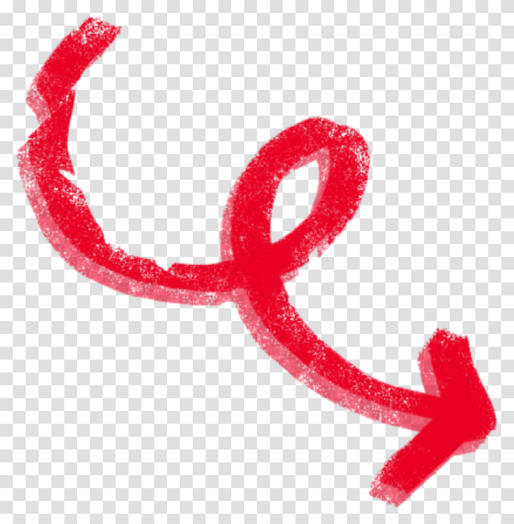 Hand Drawn Curved Arrow, Alphabet, Ampersand Transparent Png