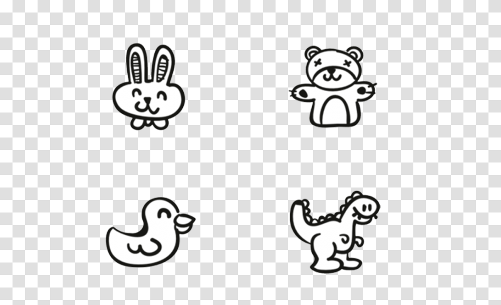 Hand Drawn Cute Animal Icon Design Free Download Vector, Doodle, Drawing Transparent Png