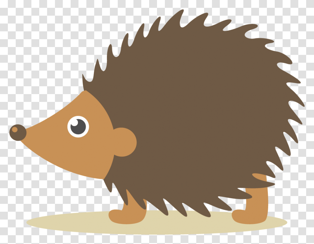 Hand Drawn Forest Animals And Natural Animal Cartoon Hedgehog, Wildlife, Bird, Kiwi Bird, Mammal Transparent Png