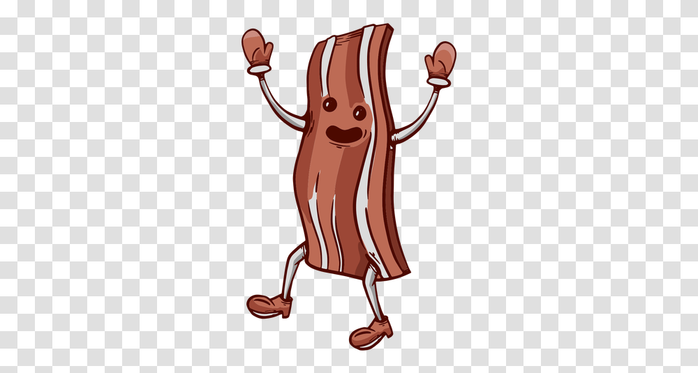 Hand Drawn Friendly Face Bacon & Svg Happy, Food, Scissors, Blade, Weapon Transparent Png
